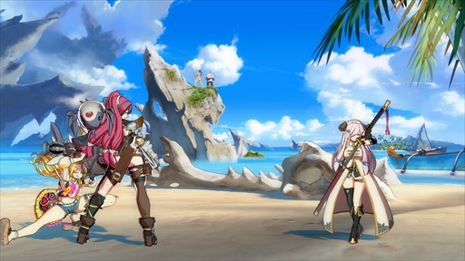画像ギャラリー No.028のサムネイル画像 / ［プレイレポ］「GBVSR」のメグは，親友のまりっぺとサメのウルスラと共に三位一体で戦うスピードキャラクター