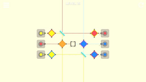 画像ギャラリー No.008のサムネイル画像 / 光の軌道や色を制御するパズルゲーム「Color Grid カラーグリッド」,Switch版は本日発売。3月21日23:59までは22%オフ