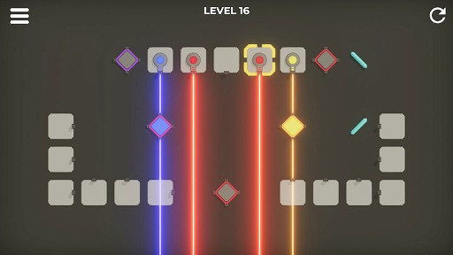 画像ギャラリー No.009のサムネイル画像 / 光の軌道や色を制御するパズルゲーム「Color Grid カラーグリッド」,Switch版は本日発売。3月21日23:59までは22%オフ