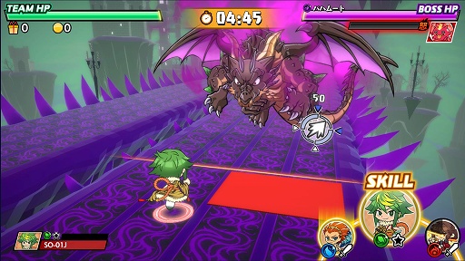 画像ギャラリー No.011のサムネイル画像 / ［プレイレポート］モンストキャラ達がランゲームで大活躍！　走りとバトルを楽しめる「スピードラッシュランナーズ」を一足先に遊んでみた