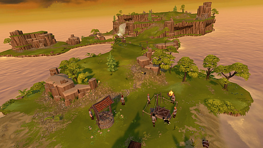 画像ギャラリー No.015のサムネイル画像 / ［プレイレポ] PS VR2版「Townsmen VR」が本日リリース。仮想空間に浮かぶ島で，ミニチュアのような人間をつまんで町を発展させよう