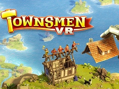 ［プレイレポ] PS VR2版「Townsmen VR」が本日リリース。仮想空間に浮かぶ島で，ミニチュアのような人間をつまんで町を発展させよう