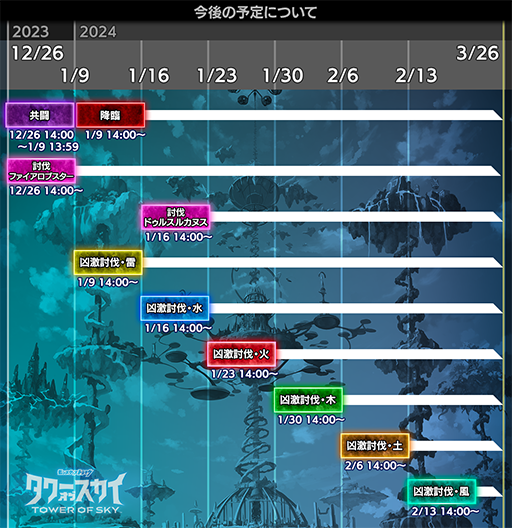 画像ギャラリー No.001のサムネイル画像 / 「タワーオブスカイ」,2024年3月26日14:00にサービス終了