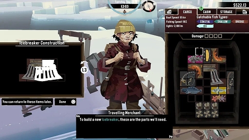 画像ギャラリー No.002のサムネイル画像 / ダークファンタジー釣りADV「DREDGE」,拡張DLC「The Pale Reach」11月16日配信。凍てつく氷の大地を探索しよう
