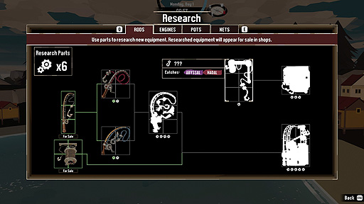 画像ギャラリー No.005のサムネイル画像 / ダークフィッシングADV「DREDGE」,謎解きや深海での宝探し,船のアップグレード,“暗闇の中での戦い”に関するスクリーンショットを公開