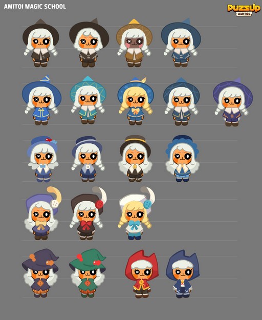 画像ギャラリー No.013のサムネイル画像 / 新作パズルゲーム「PUZZUP AMITOI」，制作時のこだわりとは？ アート・デザインディレクターのコメントを紹介
