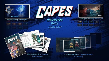 画像ギャラリー No.012のサムネイル画像 / ヒーローチームが悪に挑むストラテジー「Capes」，最新トレイラーを公開。万能の「Mercurial」と，風を操る「Weathervane」を紹介