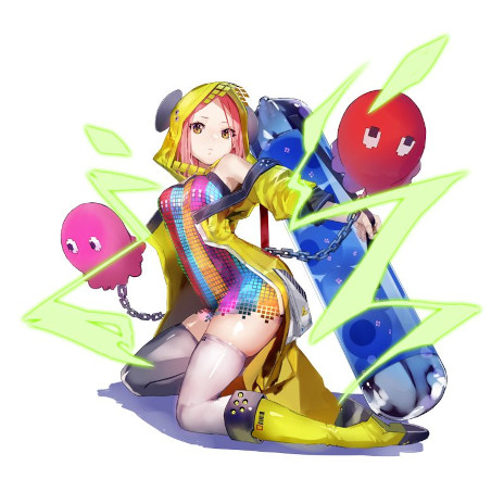 画像ギャラリー No.004のサムネイル画像 / 新キャスト「パックマン」（CV：花澤香菜）登場。「エラーゲームリセット」でイベント「食いしん坊のグルメ旅〜ターゲットはエラゲ〜」が開催に