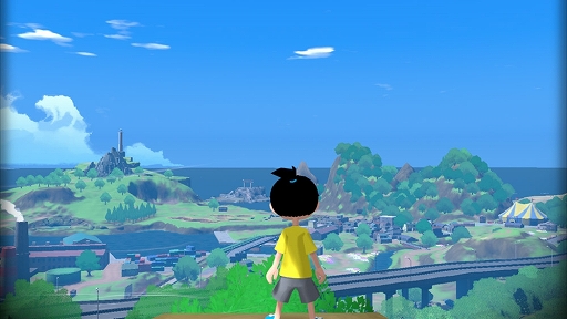 画像ギャラリー No.018のサムネイル画像 / 「なつもん！ 20世紀の夏休み」，となり町の施設や移動手段，冒険の役に立つ情報などを紹介。JR品川駅ではデジタルサイネージ広告を掲示中