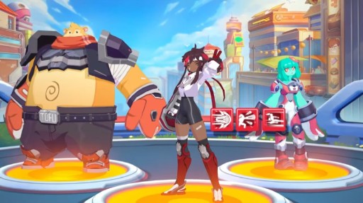 画像ギャラリー No.006のサムネイル画像 / エアホッケーをベースとした3vs.3のオンライン対戦アクション「Omega Strikers」のSwitch版が4月28日に発売決定