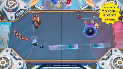 画像ギャラリー No.010のサムネイル画像 / エアホッケーをベースとした3vs.3のオンライン対戦アクション「Omega Strikers」のSwitch版が4月28日に発売決定