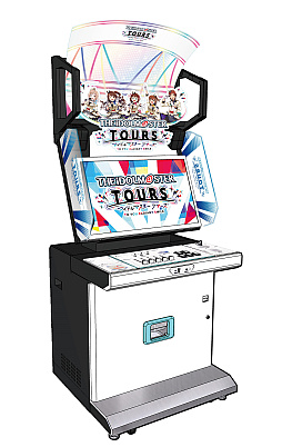 画像ギャラリー No.002のサムネイル画像 / ［JAEPO2023］アイマスの新作アーケードゲーム「アイドルマスター TOURS」登場。筐体にはステージ演出専用の入力機構を装備