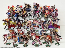 画像ギャラリー No.002のサムネイル画像 / 「世界樹の迷宮」オールスターアクリルスタンドの再受注販売が本日スタート。全シリーズセットの総額は約70万円に