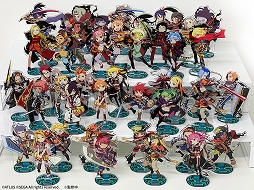 画像ギャラリー No.003のサムネイル画像 / 「世界樹の迷宮」オールスターアクリルスタンドの再受注販売が本日スタート。全シリーズセットの総額は約70万円に