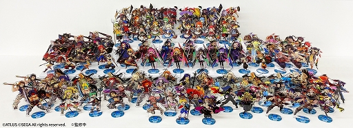 画像ギャラリー No.004のサムネイル画像 / 「世界樹の迷宮」オールスターアクリルスタンドの再受注販売が本日スタート。全シリーズセットの総額は約70万円に