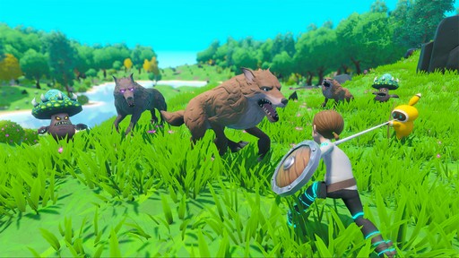 画像ギャラリー No.003のサムネイル画像 / ［プレイレポ］サバイバルクラフト「Omega Crafter」がBitSummitに出展中。会場ではグラミーがスポーツや生産に勤しむ街のデモも披露