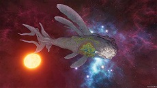 画像ギャラリー No.010のサムネイル画像 / 今度の舞台は，超光速航行する宇宙クジラの背中。都市建設シム「Beyond These Stars」が2023年下半期に発売へ