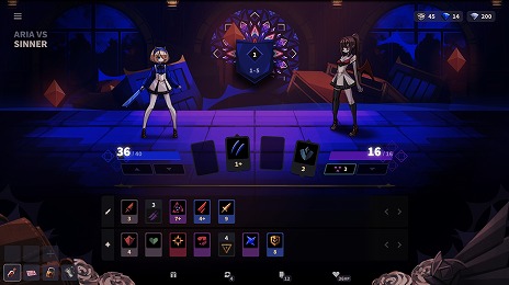 画像ギャラリー No.005のサムネイル画像 / ランダム要素を排除したカードデッキ構築型ローグライクゲーム「ファントムローズ2 サファイア」，Steamで配信開始