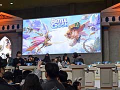 ［G-STAR 2023］NCSOFT初のSwitch対応タイトル「バトルクラッシュ」は，最大30人で戦う見下ろし型のバトロワ。敵を吹っ飛ばして落下死させる大乱闘要素も