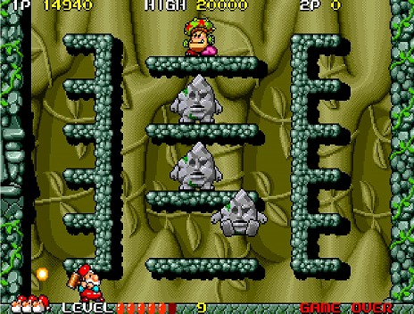 画像ギャラリー No.004のサムネイル画像 / PS4/Switch「アーケードアーカイブス ドンドコドン」が2月24日発売へ。ハンマーを振るって敵を撃退していく2Dアクションゲーム