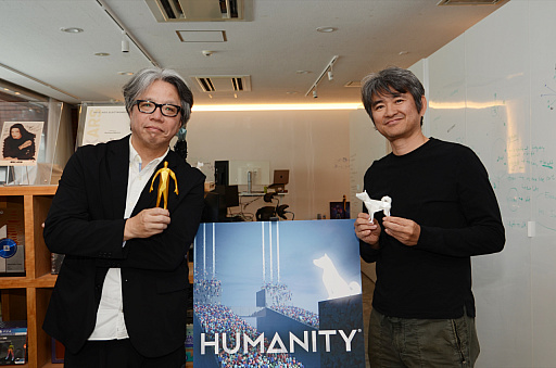画像ギャラリー No.014のサムネイル画像 / ［インタビュー］ディレクター・中村勇吾氏とゲームクリエイター・水口哲也氏に聞く。「HUMANITY」開発のきっかけや柴犬を採用した理由など