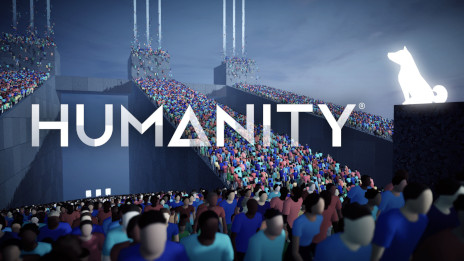 画像ギャラリー No.002のサムネイル画像 / 柴犬になって群衆を導くアクションパズル「HUMANITY」本日発売。90年代CM風の実写ローンチトレイラーも公開に