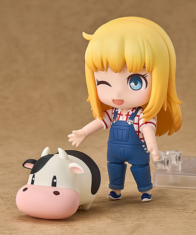 画像ギャラリー No.003のサムネイル画像 / 「牧場物語」シリーズ,主人公・クレアのねんどろいどの予約受付を開始。カブやウシなどのオプションパーツが付属