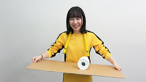 画像ギャラリー No.002のサムネイル画像 / Joy-Conをトイレットペーパーに詰め込んで転がすゲーム。宮澤卓宏氏のSwitch向け新作「紙がない!」本日リリース