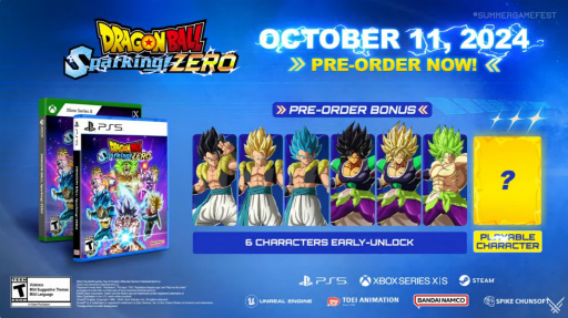画像ギャラリー No.001のサムネイル画像 / 「ドラゴンボール Sparking! ZERO」,PS5/XSX|S向けに2024年10月10日,Steam版は10月11日に発売決定。新トレイラーも公開