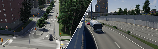 画像ギャラリー No.003のサムネイル画像 / 「Cities: Skylines II」の道路ツールを紹介するムービーが公開に。3クリックで都市ブロックを形成でき，ラウンドアバウトもゲーム内に用意される