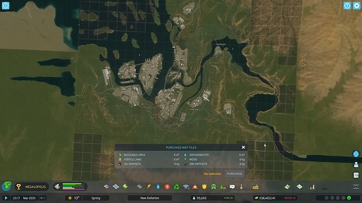 画像ギャラリー No.002のサムネイル画像 / 「Cities: Skylines II」のマップ領域は前作の5倍以上に拡張。高山地帯や島々など多様な環境や，さまざまなテーマのアセットも登場