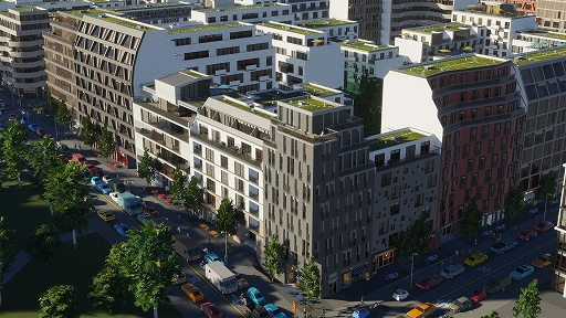 画像ギャラリー No.004のサムネイル画像 / 都市建設シム「Cities: Skylines II」，セミプロクリエイターが手がけるDLCパック「Modern City Bundle」をリリース