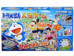 「ドラえもん人生ゲーム ひみつ道具で大冒険！」3月30日発売。ひみつ道具の中から，もしもボックス，タイムマシン，どこでもドアのフィギュア付き