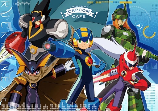 画像ギャラリー No.001のサムネイル画像 / カプコンカフェと「ロックマンエグゼ」シリーズのコラボが1月26日にスタート。描きおろしのコラボメインビジュアルが公開に
