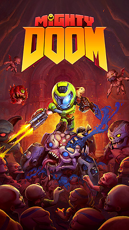 画像ギャラリー No.002のサムネイル画像 / スマホ向け「Mighty DOOM」の海外配信スタート。キュート＆タフなミニスレイヤーが地獄に連れ去られたウサギのデイジーを救うべく戦う
