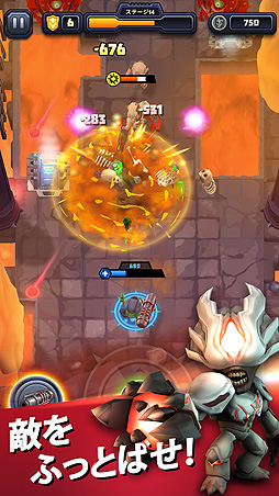 画像ギャラリー No.005のサムネイル画像 / スマホ向け「Mighty DOOM」の海外配信スタート。キュート＆タフなミニスレイヤーが地獄に連れ去られたウサギのデイジーを救うべく戦う