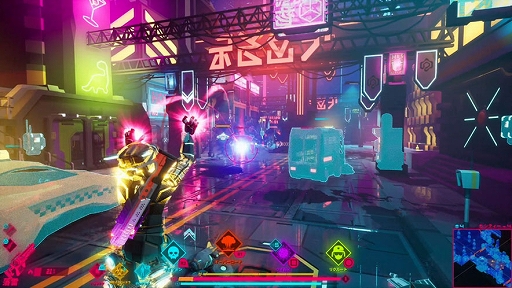画像ギャラリー No.008のサムネイル画像 / PS5/PS4版「ArcRunner」,2024年内に発売決定。近未来の宇宙ステーションで敵対ロボットと戦うサイバーパンク風ローグライトアクション