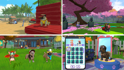 画像ギャラリー No.002のサムネイル画像 / 常夏の島で子犬と触れ合うシミュレーション「LITTLE FRIENDS 〜PUPPY ISLAND〜」,2023年夏に発売