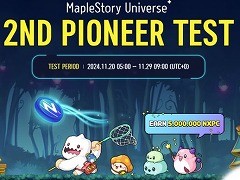 ブロックチェーンプロジェクト「MapleStory Universe」，2次パイオニアテストを11月20日から実施。期間は10日間の予定