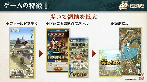 画像ギャラリー No.022のサムネイル画像 / 「信長の野望」40周年の記念特番レポート。新作位置ゲーム「信長の野望 出陣」や「信長の野望・新生 with パワーアップキット」の情報も公開