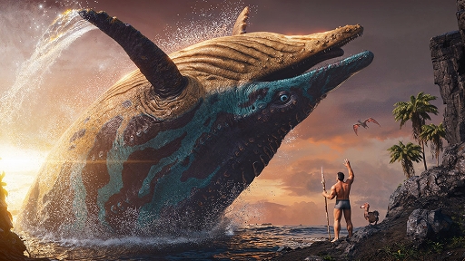 画像ギャラリー No.002のサムネイル画像 / PS5版「ARK: Survival Ascended」，広大な海が特徴のマップを追加。潜水艦のような機能を持つ新恐竜シャスタサウルスが登場