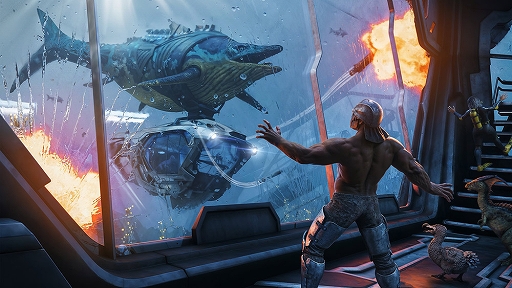 画像ギャラリー No.003のサムネイル画像 / PS5版「ARK: Survival Ascended」，広大な海が特徴のマップを追加。潜水艦のような機能を持つ新恐竜シャスタサウルスが登場