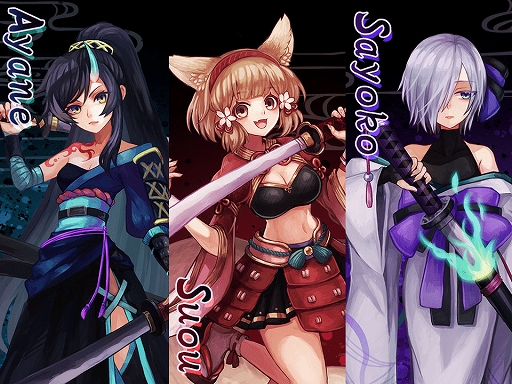画像ギャラリー No.002のサムネイル画像 / 3人の女剣士が戦う，日本神話をベースにしたPC向け“和風サバイバー系”ローグライクアクション。「SAMURAI Survivor -戦姫当千-」，配信開始