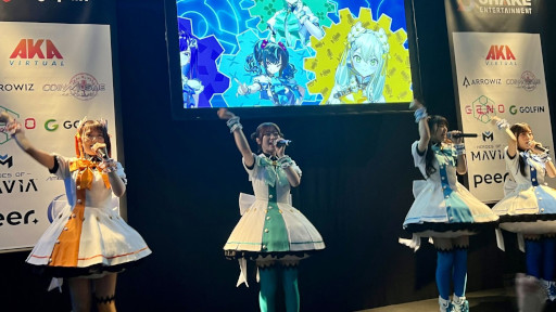 画像ギャラリー No.008のサムネイル画像 / 「コインムスメ」のアイドルライブをレポート。林 柚月さん,山崎夏菜さん,石飛恵里花さん,西門志織さんが,新曲「ガチャ3.0」を披露