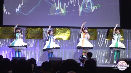画像ギャラリー No.017のサムネイル画像 / 「コインムスメ」のアイドルライブをレポート。林 柚月さん,山崎夏菜さん,石飛恵里花さん,西門志織さんが,新曲「ガチャ3.0」を披露