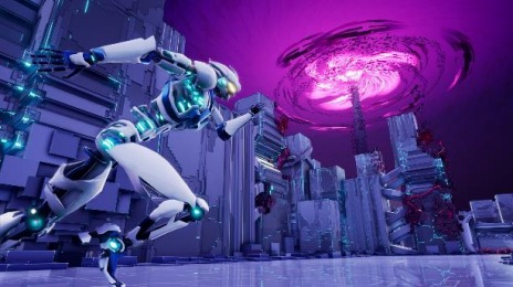 画像ギャラリー No.007のサムネイル画像 / ハイスピードランアクション「BRIGHT TRACER」5月にSteamで無料配信。ウイルスに浸食されつつある電脳世界を駆け抜けろ！