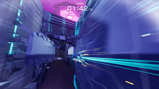 画像ギャラリー No.006のサムネイル画像 / ハイスピードランアクションゲーム「BRIGHT TRACER」,Steamで無料公開。さまざまなアクションを駆使して電脳世界を駆け抜けよう
