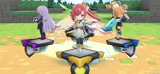 画像ギャラリー No.009のサムネイル画像 / ［プレイレポ］モンストキャラが大活躍！ スマホのジャイロで直感的に遊べる見下ろし型STG「キュービックスターズ」先行体験会レポート