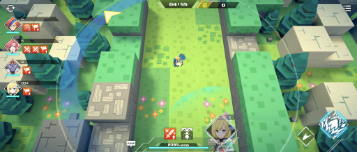画像ギャラリー No.014のサムネイル画像 / ［プレイレポ］モンストキャラが大活躍！ スマホのジャイロで直感的に遊べる見下ろし型STG「キュービックスターズ」先行体験会レポート