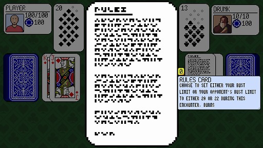 画像ギャラリー No.003のサムネイル画像 / ブラックジャックで勝負，俺の1枚目はICカードだ！ 謎のカードが飛び交う「Dungeons & Degenerate Gamblers」，Steamストアページを公開